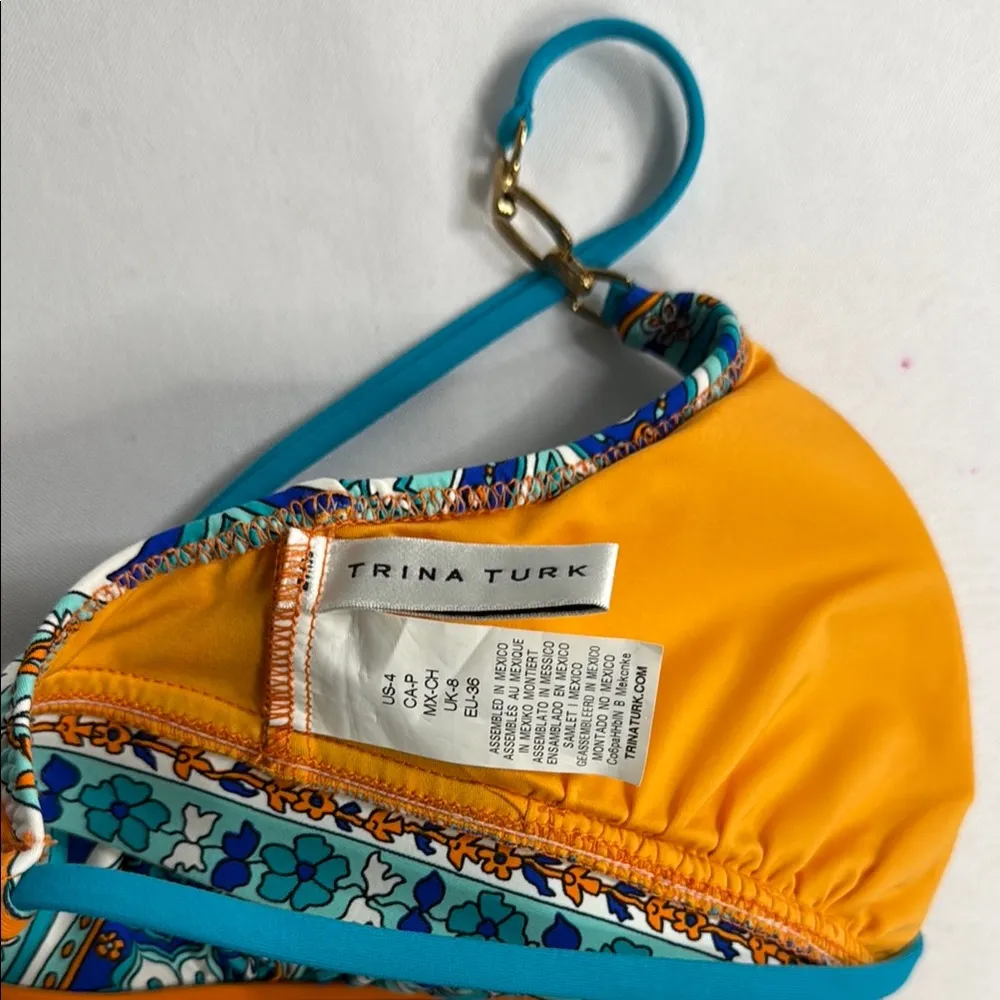 Trina Turk Vibrant Paisley Bikini Top - Image 4