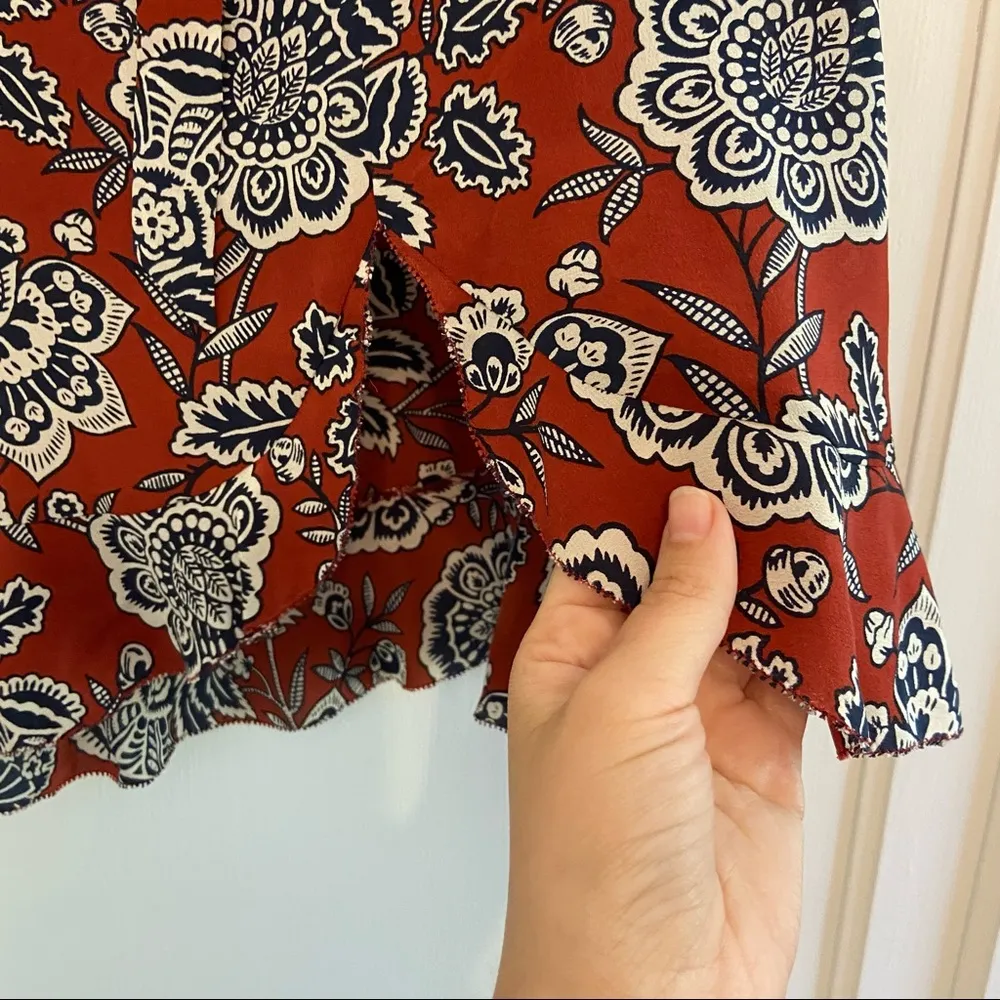 Madewell  Silk bow back tank - Image 6