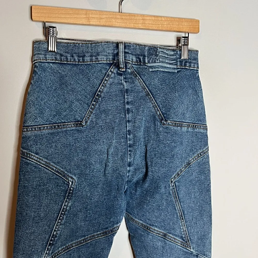 NWT Revice Venus Crop in LightYear wash Star jeans - Image 6