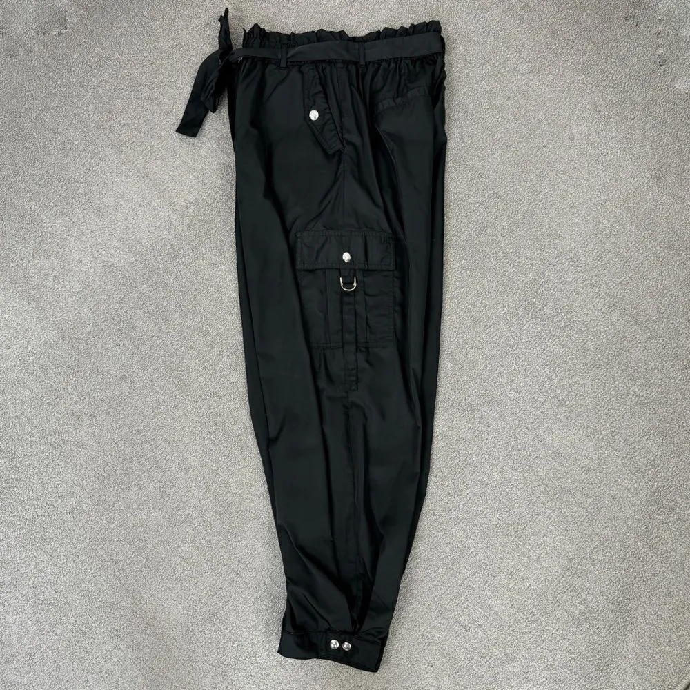 BlankNYC Nylon Paper Bag Cargo Pants Black Size‎ 31 Ankle - Image 6