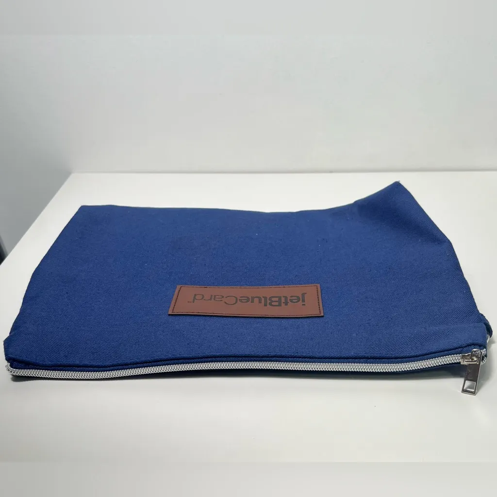 JetBlue Card Barclays Signature Tech & Travel Portfolio Pouch Blue - Image 6