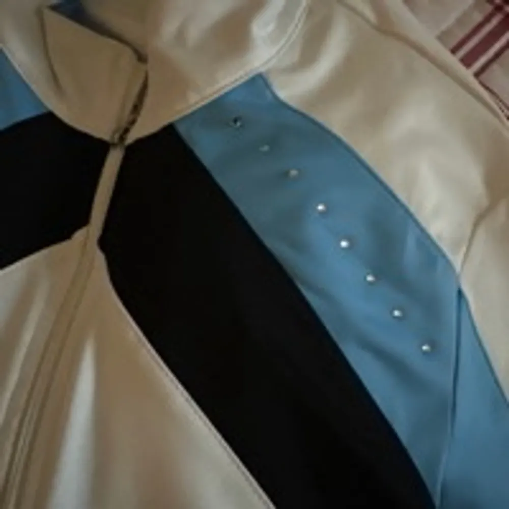 Izod Izod Performance Jacket Size Small White Blue Full Zip Active Pockets - Image 6