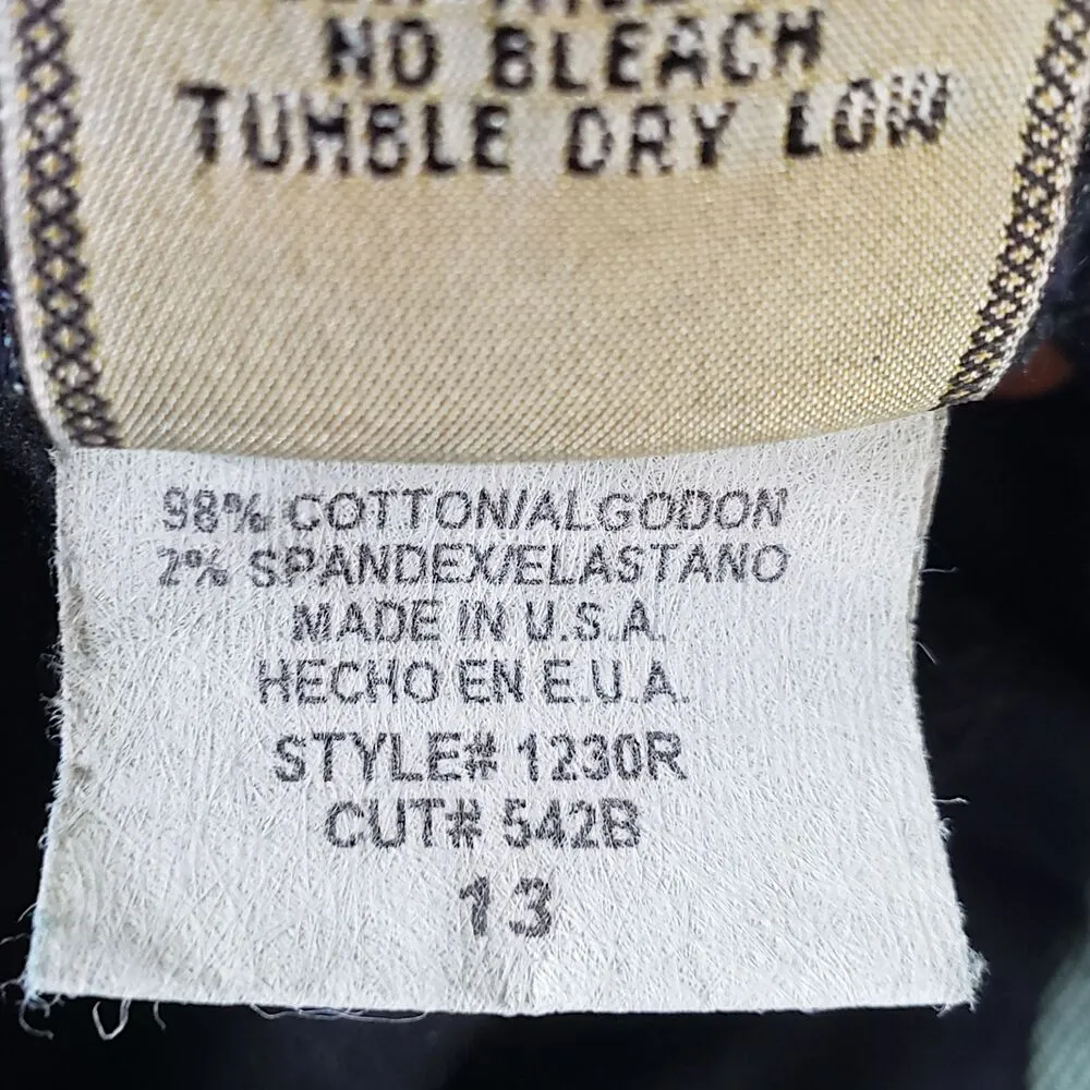 Vintage Plastic by Gly Bootcut Jeans Womens 13 Denim Embellished Y2K Blue Size undefined - Image 5