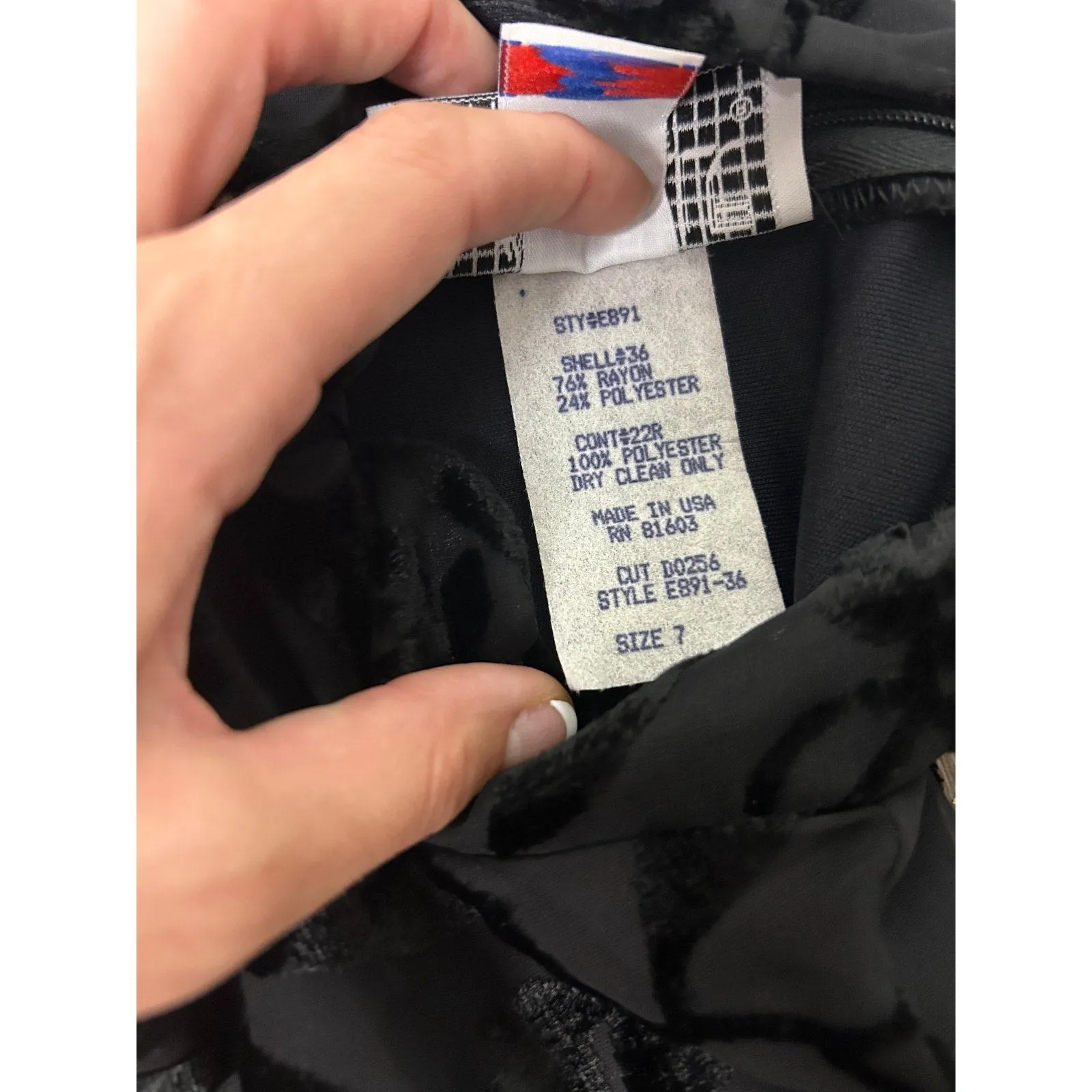 La Belle Silk Burnout Velvet Mini Dress - Image 7