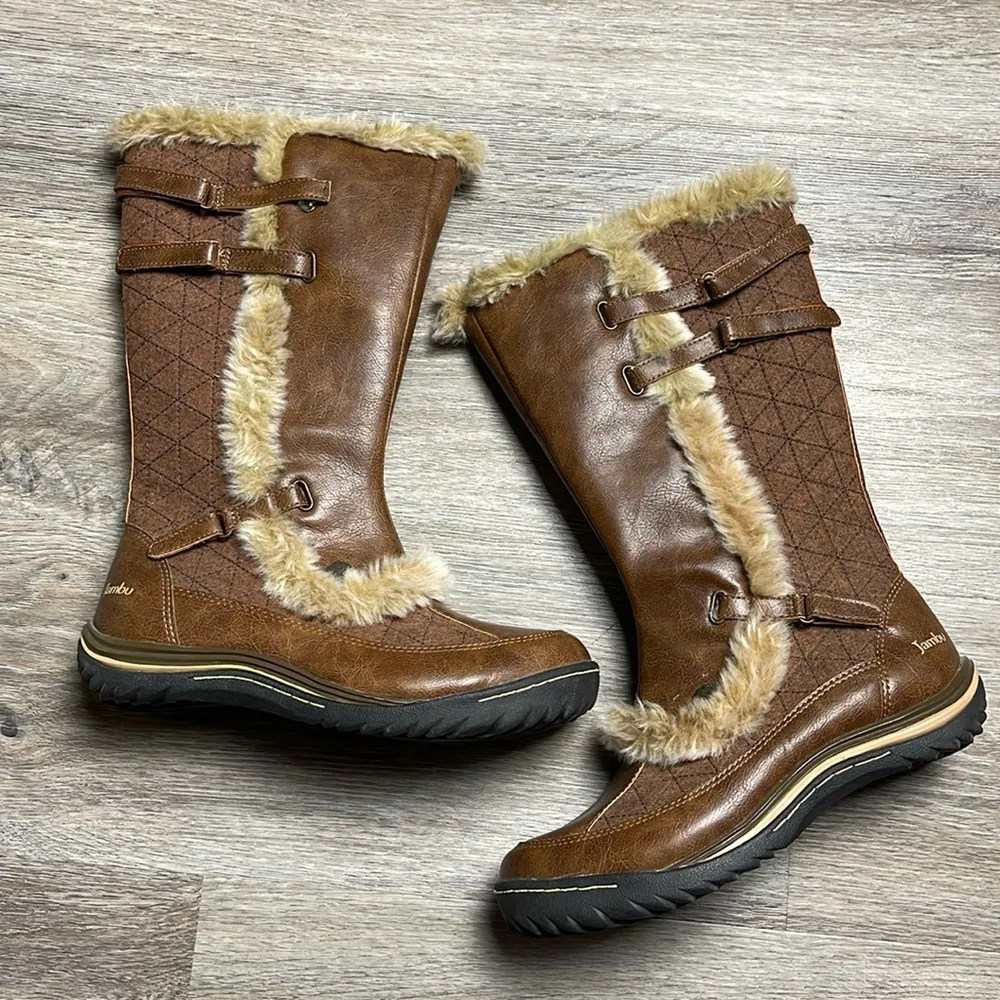 Jambu Arctic Vegan Water Resistant Snow Boots Size 7 Medium - Image 2