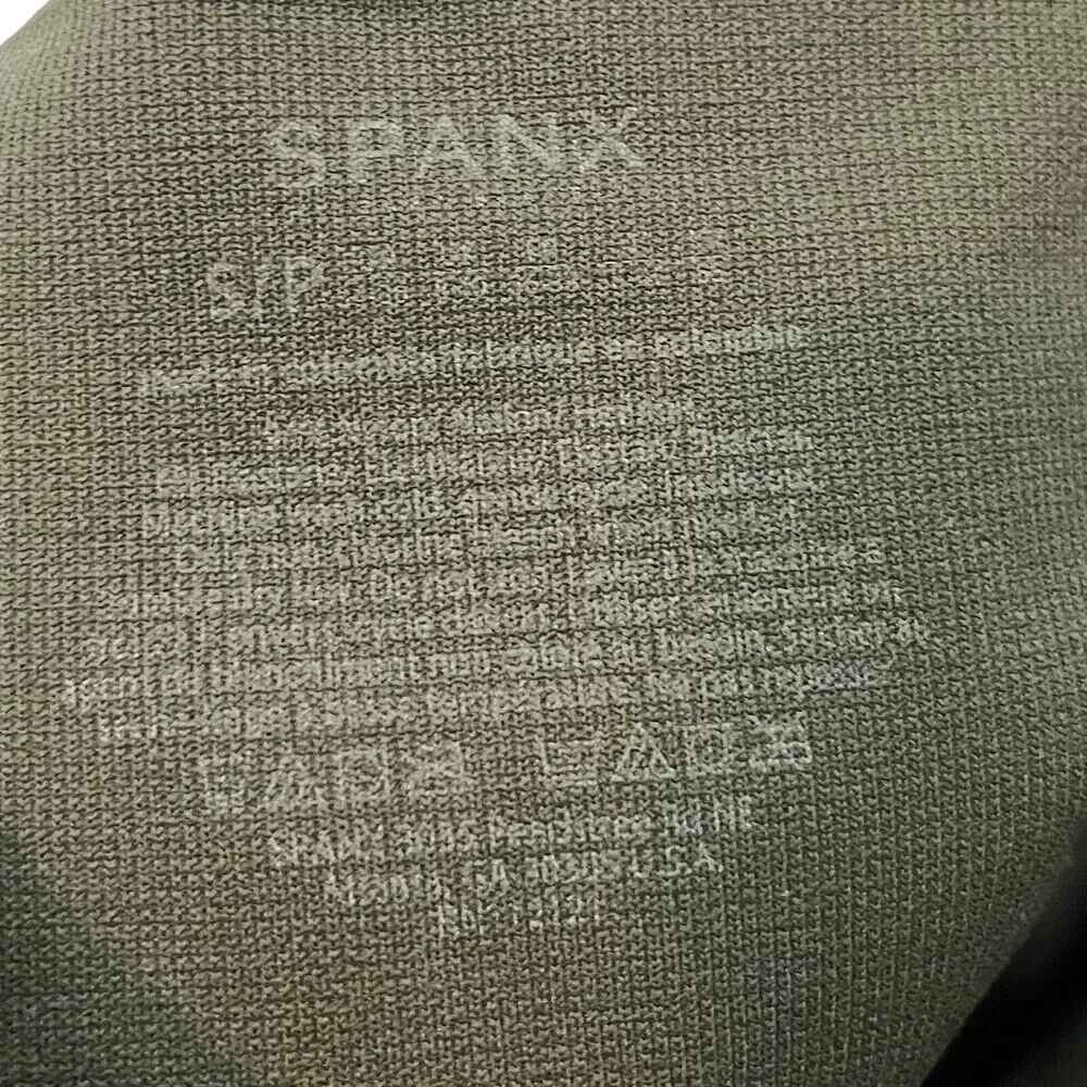 Spanx Look At Me Now Leggings Green Camo Women’s Size Small Seamless Control - Image 10