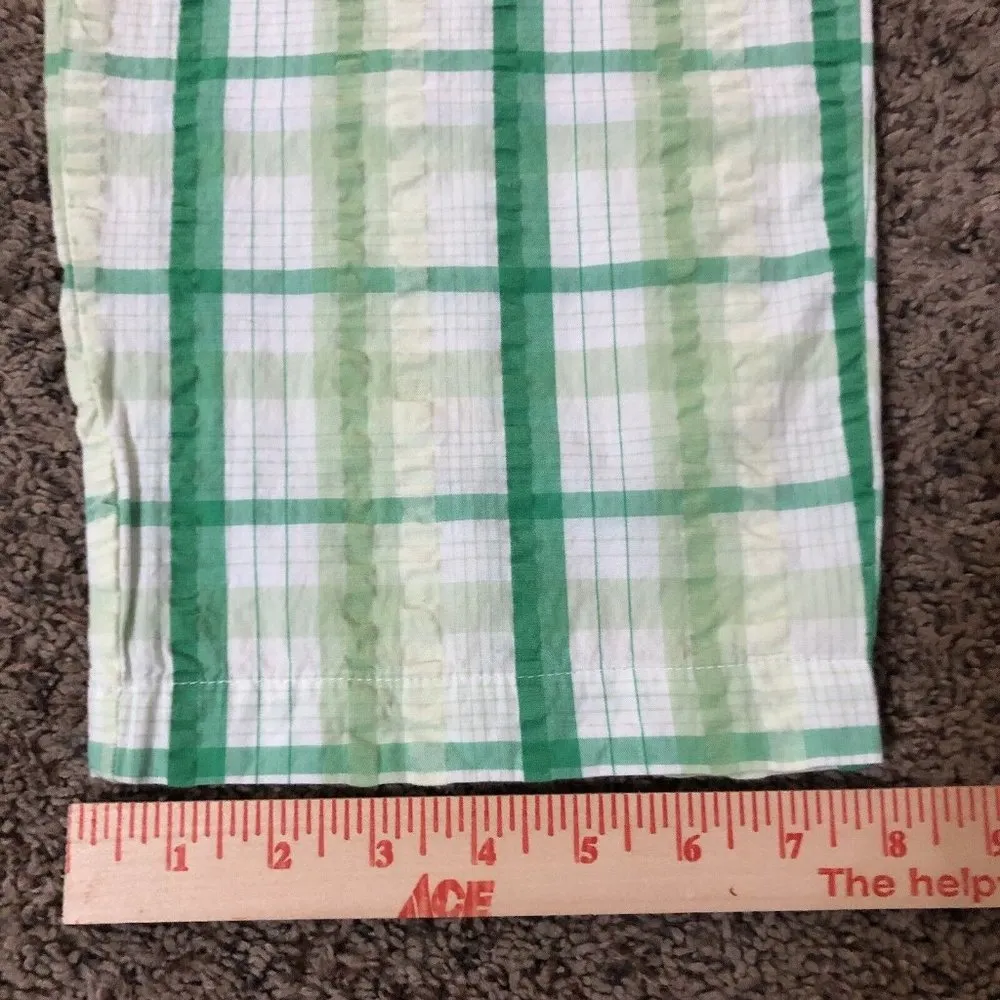 Chadwicks Pants Womens S Used Green Plaid - Image 11