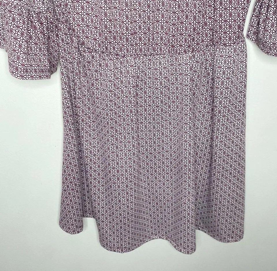 Topshop off the shoulder flutter Sun dress with bell sleeves size 12 - Image 6