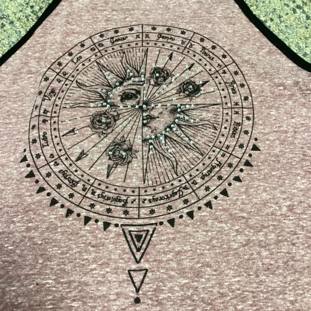 Charlotte Russe Pink Mauve Astrology Tank Top * Size Small - Image 2