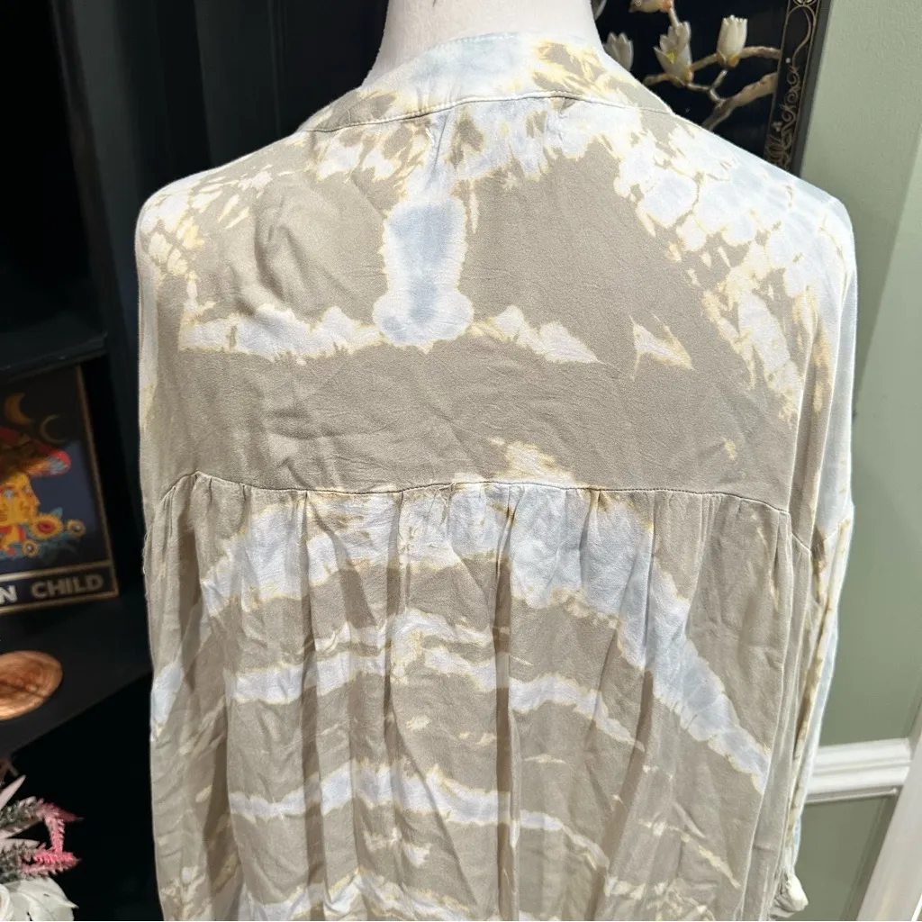 Young Fabulous & Broke Tie-Dye Boho Blouse Size: Approx. Medium/Large - no tag - Image 8
