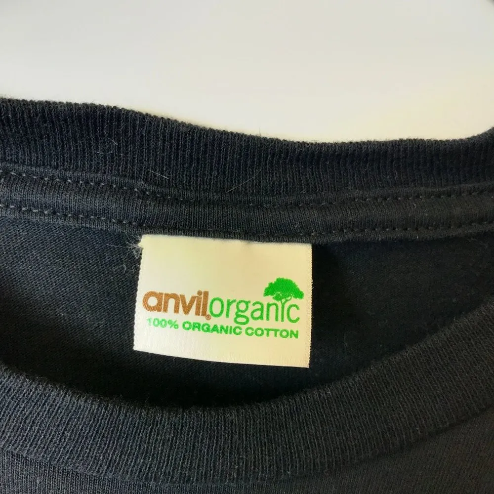 2008 Vintage Anvil Organic White Tiger Jungle Predator T Shirt  00s Tampa - Image 4