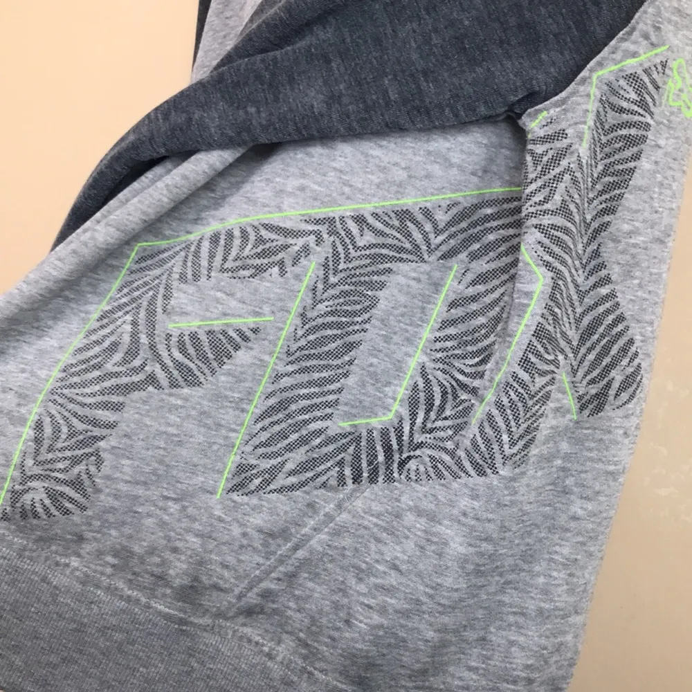 Fox Racing Women’s Gray Lime Green “FOX” Raglan Fleece Lined Sweatshirt - Image 4