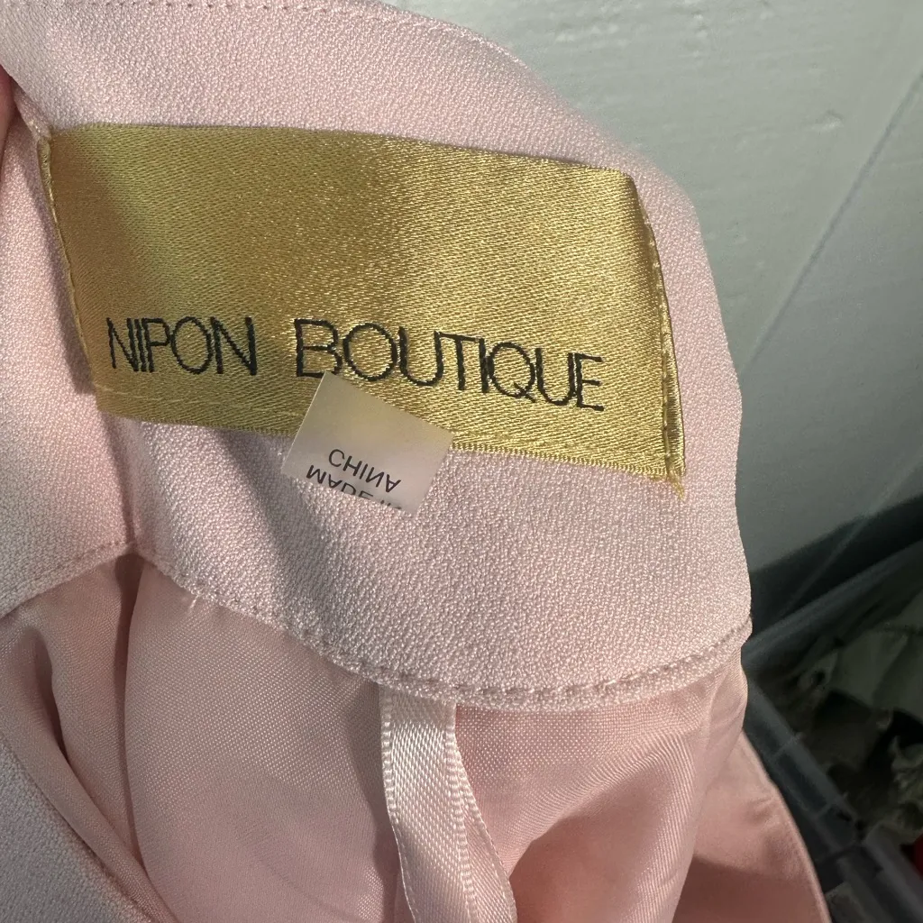 Nipon Boutique Pink Wide Leg Pants Size 12 EUC - Image 7