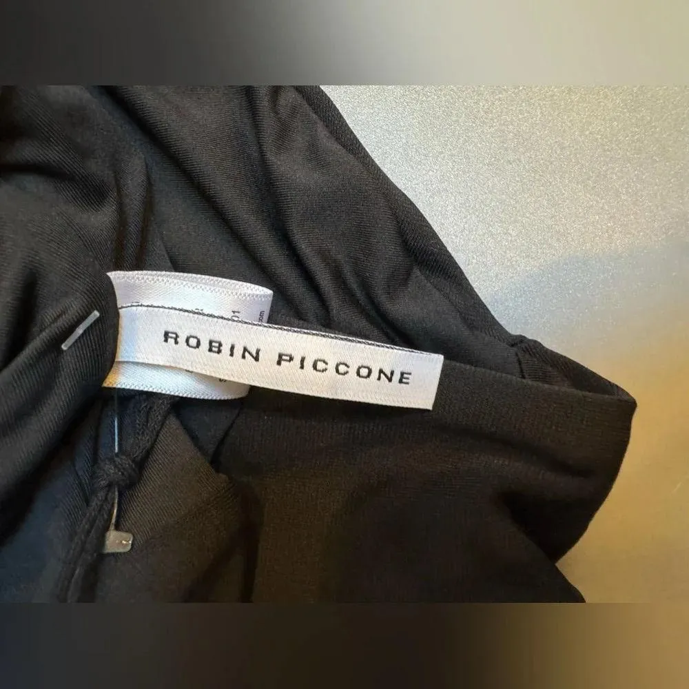 Robin Piccone Ava Knot Front Bikini Top And Ava High Waist Bottom Set Size Med - Image 5