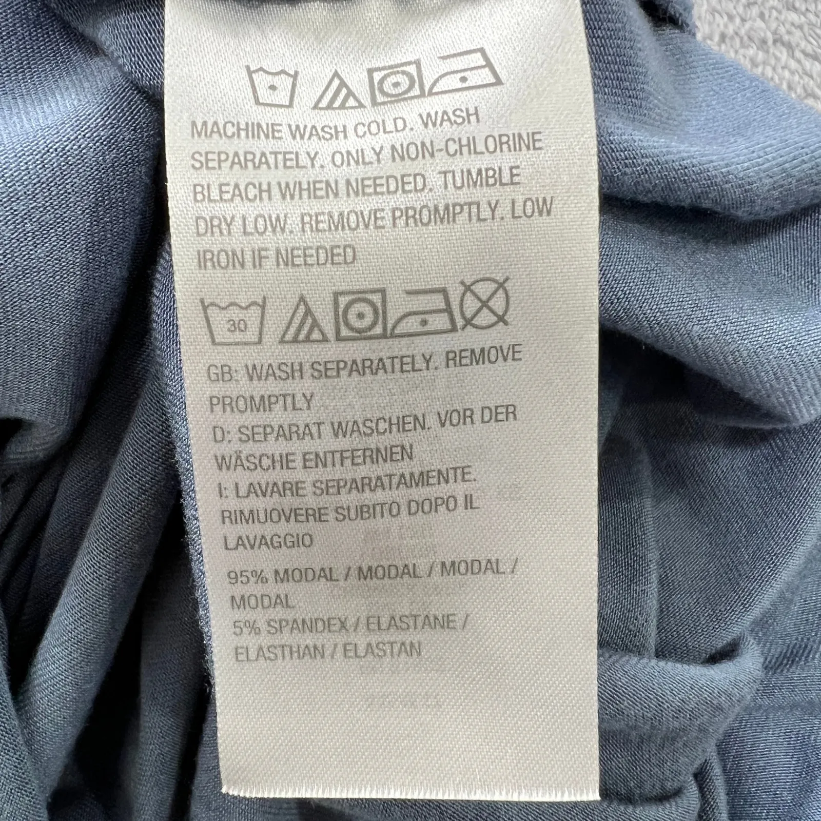 Susan Graver Lifestyle Blue Modal Cardigan‎ & Top Set XLP Open Front Twin Formal Size undefined - Image 6