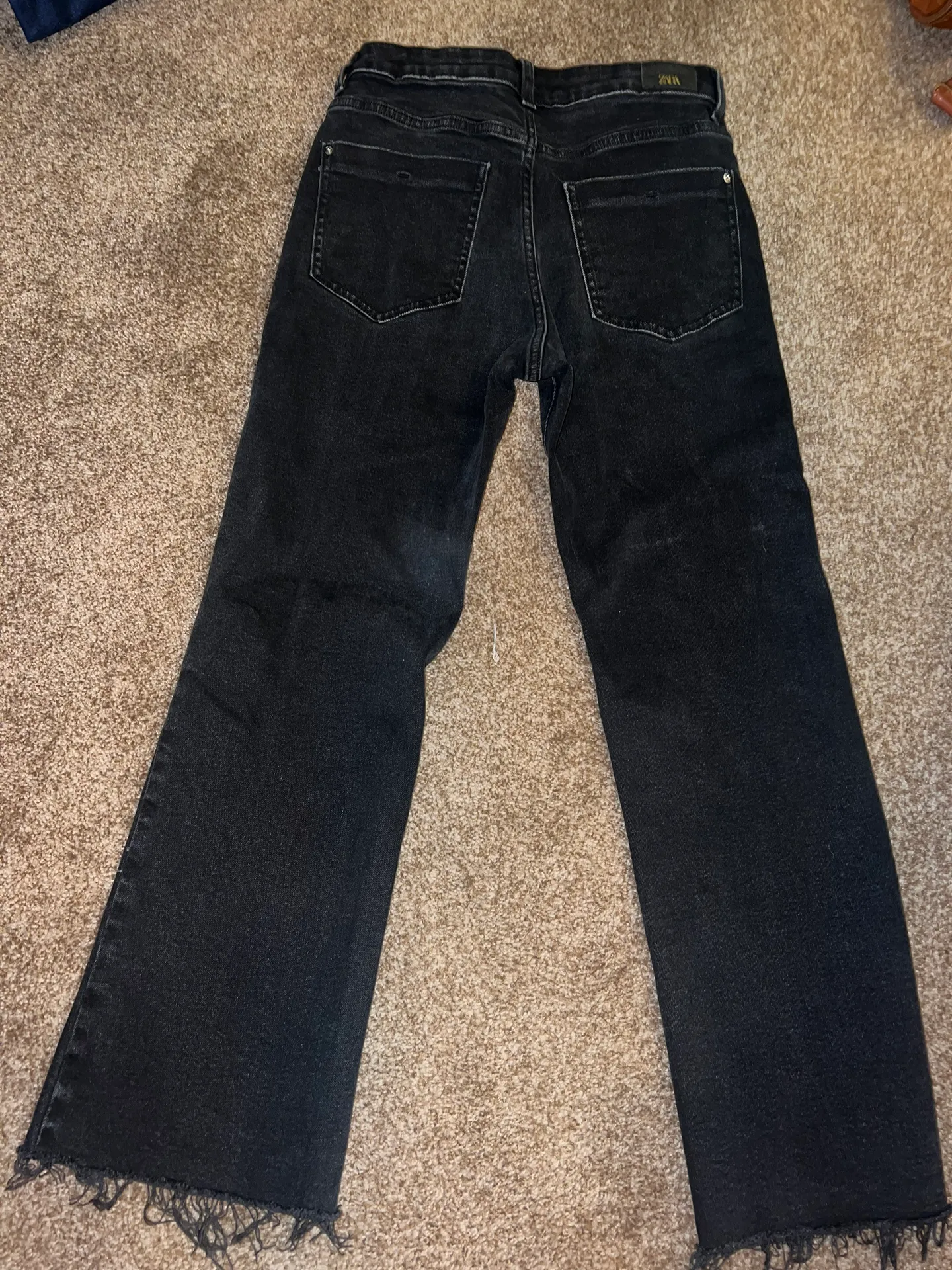 Mini Flare Black Jeans - Image 3