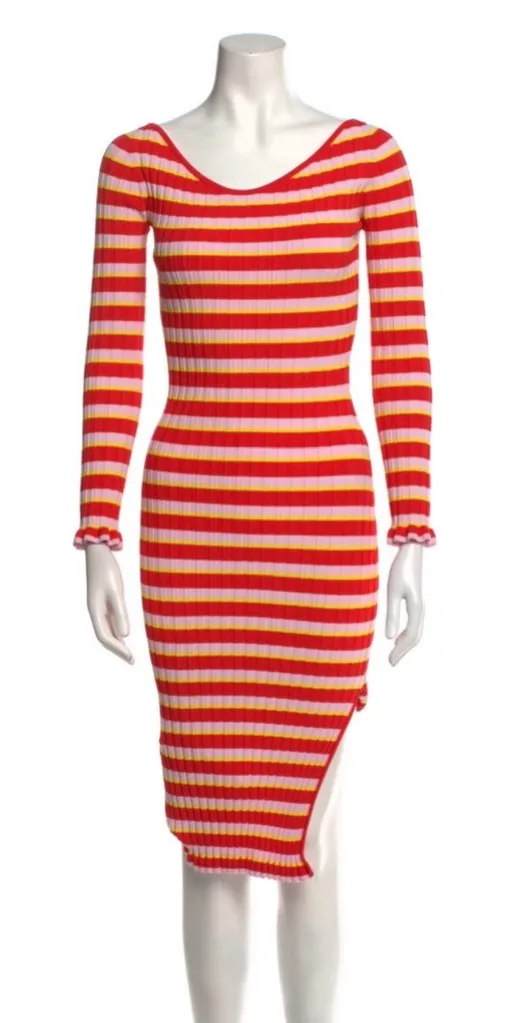 Altuzarra Socorro Striped Midi Dress - XS - Image 2