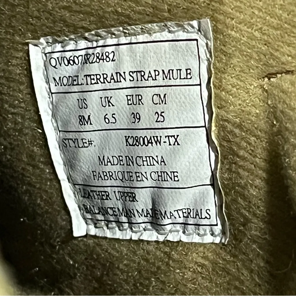 Ryka terrain strap mule Shoes Size 8 Suede Beige Cushioning NEW - Image 7