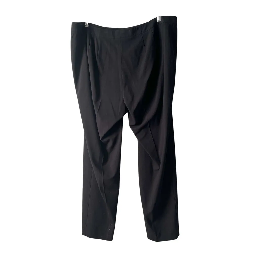 Semantiks Dress Pants Womens 22W Business Career Dark Academia Office Workwear Black - Image 6