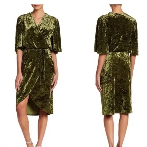 Alexia Admor  Velvet Wrap Dress - Missing Belt! - Image 2