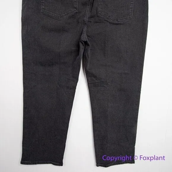 NEW Madewell Classic‎ Straight Jeans in Lunar Wash, 35 - Image 10