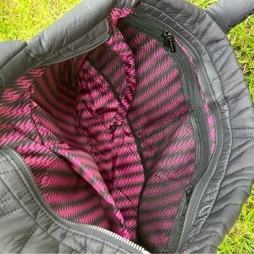 Ultra light allover bolt bag / shopper / tote bag / gym bag​ Purple - Image 4