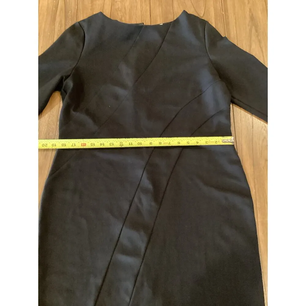 Doncaster Black Mini Shift Dress 3/4 Sleeve Formal Business Office Classic 14 - Image 10
