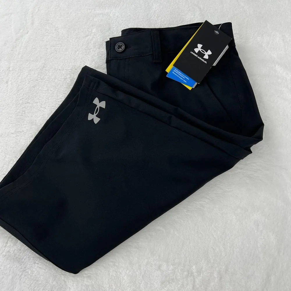 Under Armour Heat Gear Golf Athletic Shorts Men's‎ Black Size 16 Ourdoors - Image 10