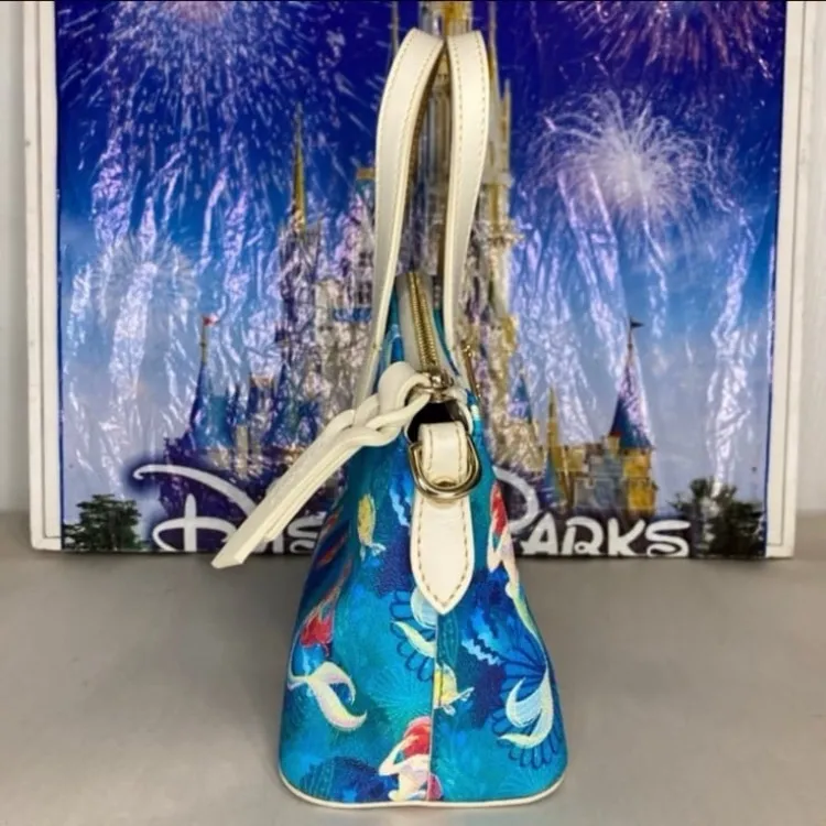 Disney parks x Dooney & Bourke little mermaid Princess Ariel watercolor purse - Image 4