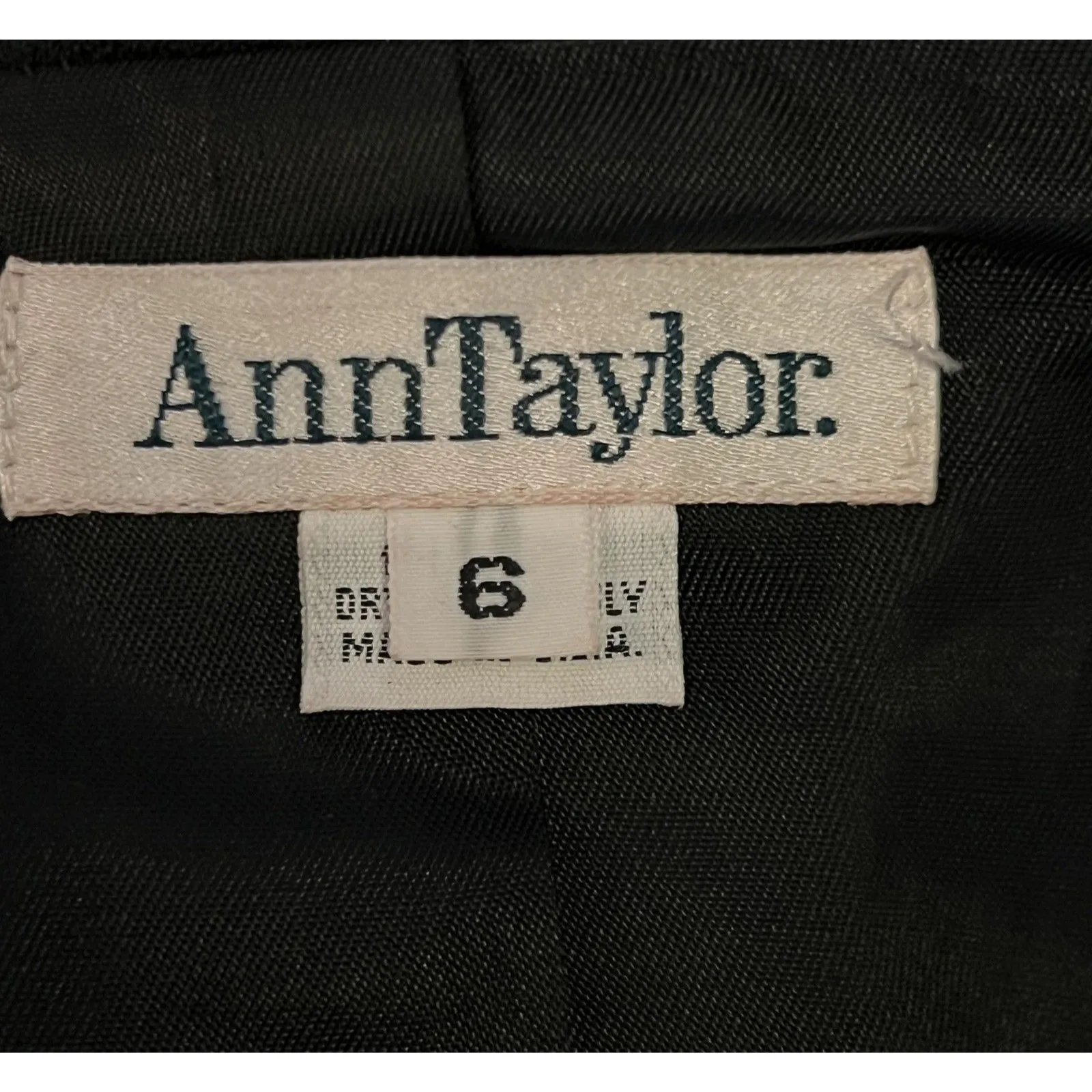 Ann Taylor Blazer Womens 6 Wool Formal Career Jacket Made in USA Classic Pockets - Image 5