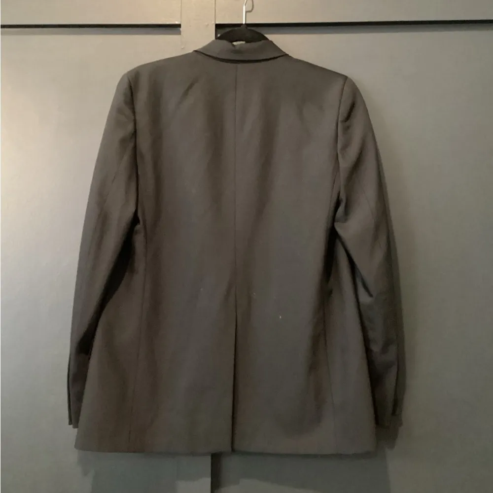 Authentic Bally Women's black 3 button office jacket Blazer size 6 - Image 3