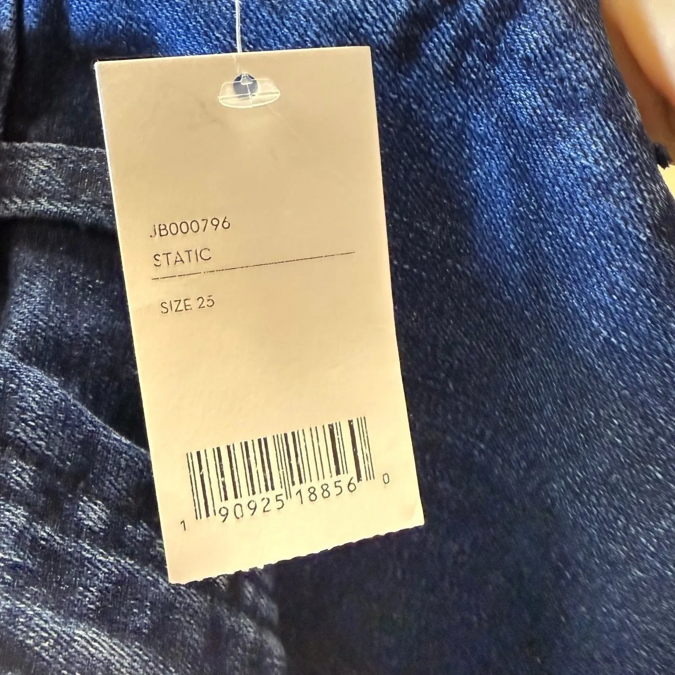 J Brand Zion Blue Denim Skinny Ankle Button Accent Jeans Womens size‎ 25 - Image 4