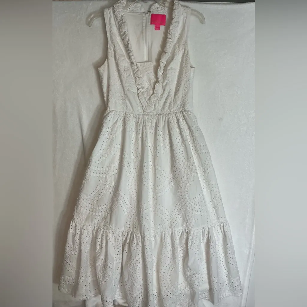 Lilly Pulitzer Elegant White Maxi Dress A 2012 - Image 2