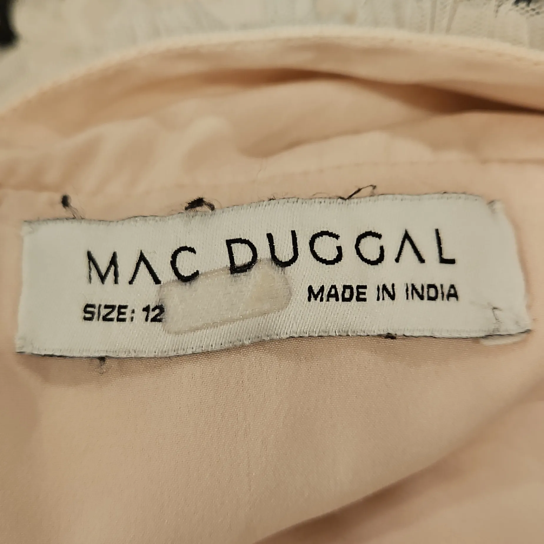 💕MAC DUGGAL💕 Pink Floral V-Neck Ruffle Detail Empire Waist Gown 8028 Blush 12 - Image 16