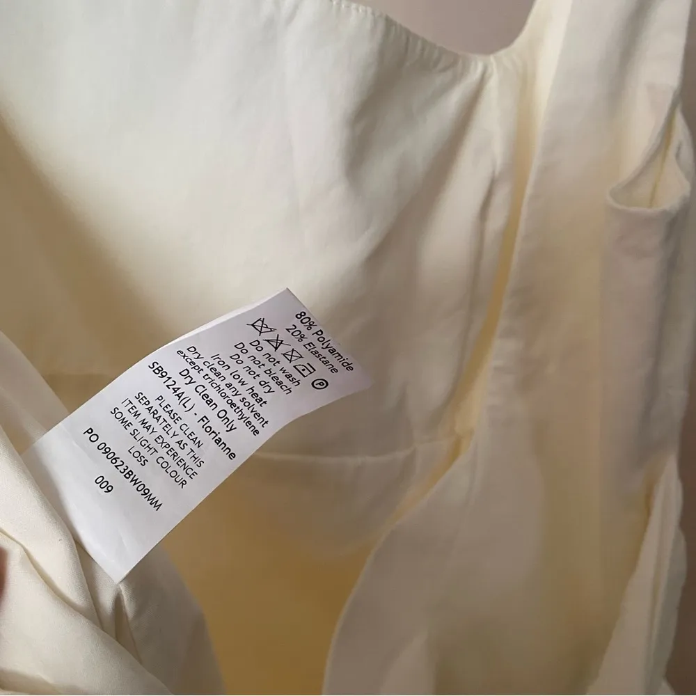 L D-DD  'Florianne' Ivory Bow Mini Dress NWOT - Image 16