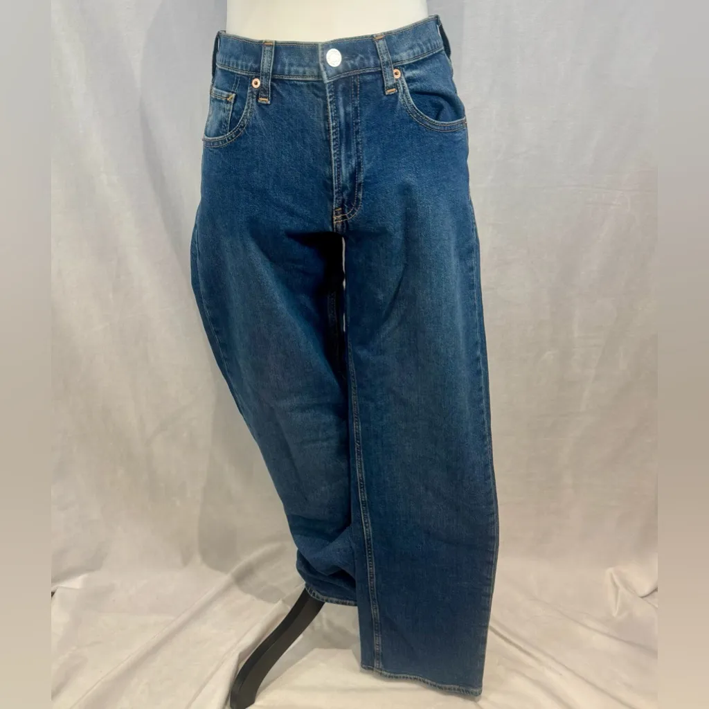 Gap mid rise 90s loose blue jeans size 26 NWOT - Image 4