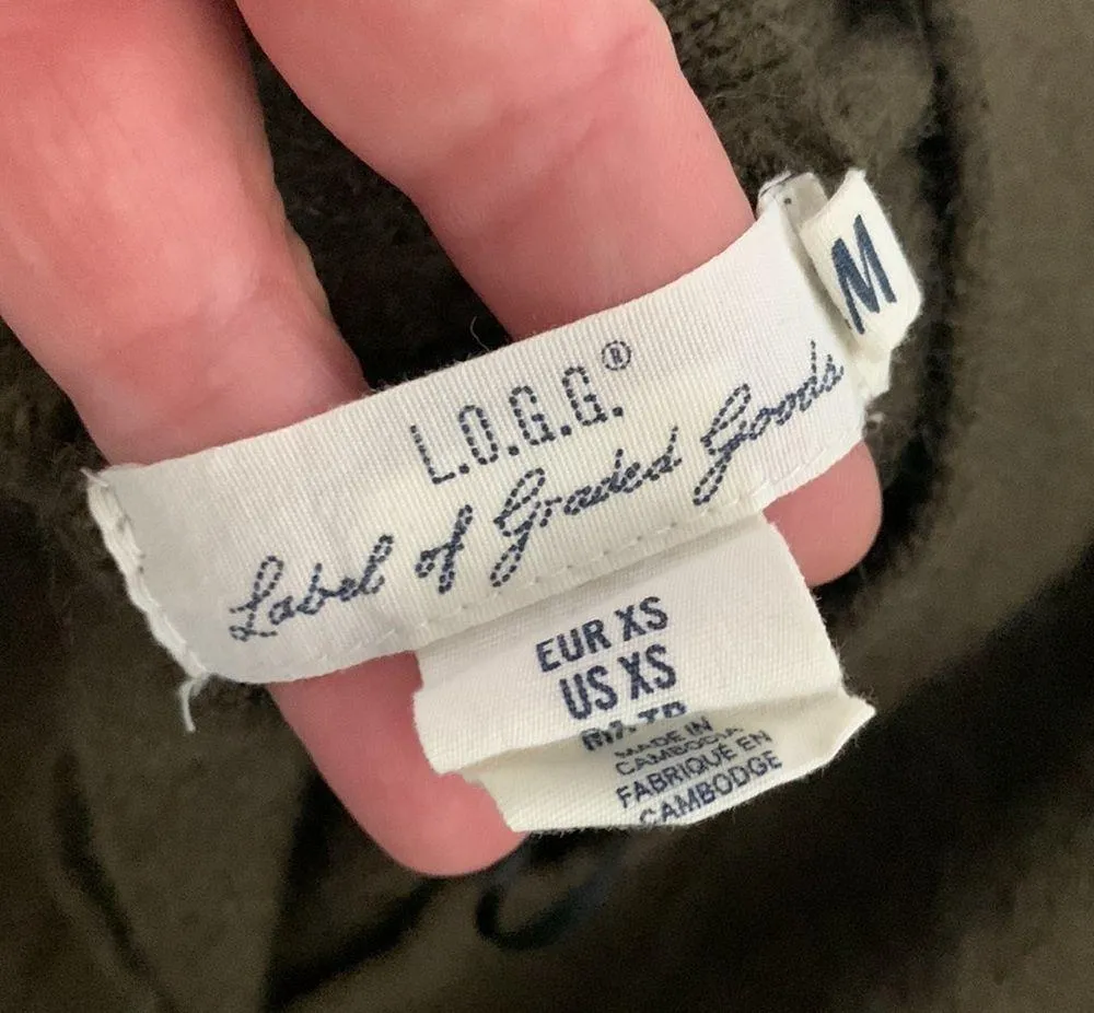 Label of graded goods brown v neck sweater - Image 3