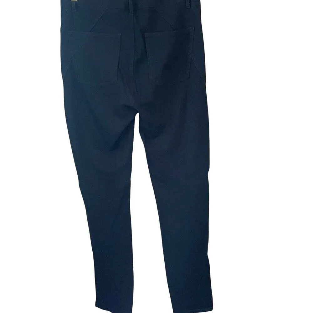 Elie Tahari‎ Black Tapered Button 4 Pockets Stitching Design Women’s Size Medium - Image 5