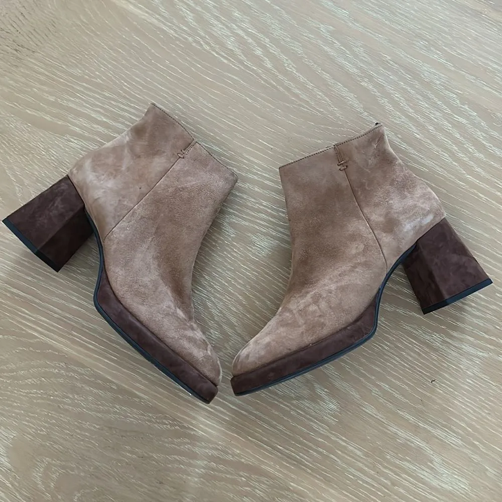 PAUL GREEN SIZZLE BOOT, Hazel Suede Sisal, Size UK7.5/US10, NWOT Store display - Image 5