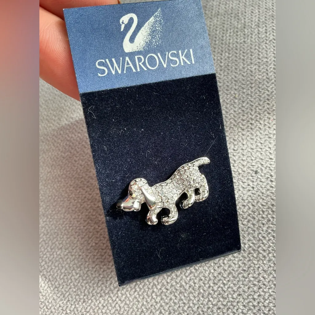 Authentic SWAROVSKI DOG brooch🐕💎 - Image 3