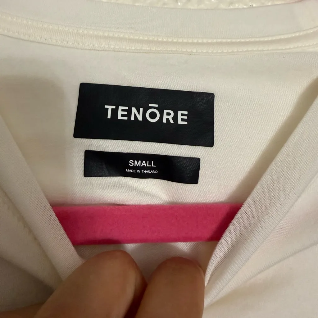 Teńore Layered Long Sleeve Tee cream color size small White - Image 8