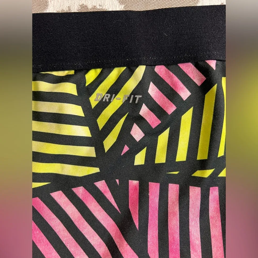 Nike Pink and Yellow Athletic Shorts athletic athleisure summer colorful beach - Image 8