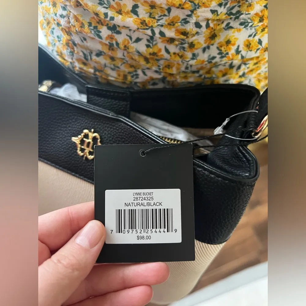 Nanette Lepore Black and Cream Purse - Image 10