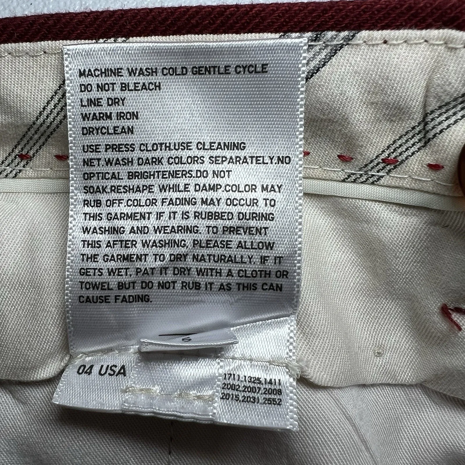 Uniqlo Ines De La Fressange‎ Chino Straight Leg Cotton Pant Women’s Size 4 - Image 6