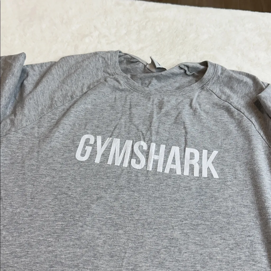 Gymshark  Gray Short Sleeve Tee - Image 3