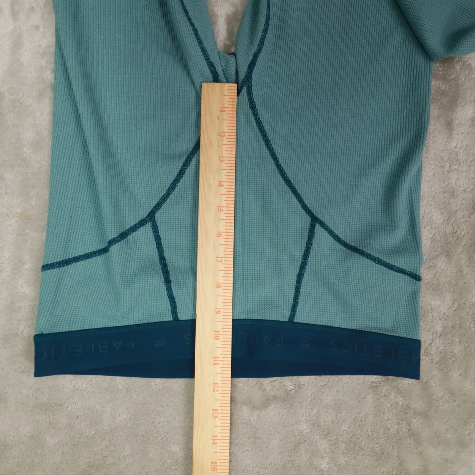 Fabletics  Waffle Legging Arctic Wave/Midnight Wave Blue size Large - Image 7