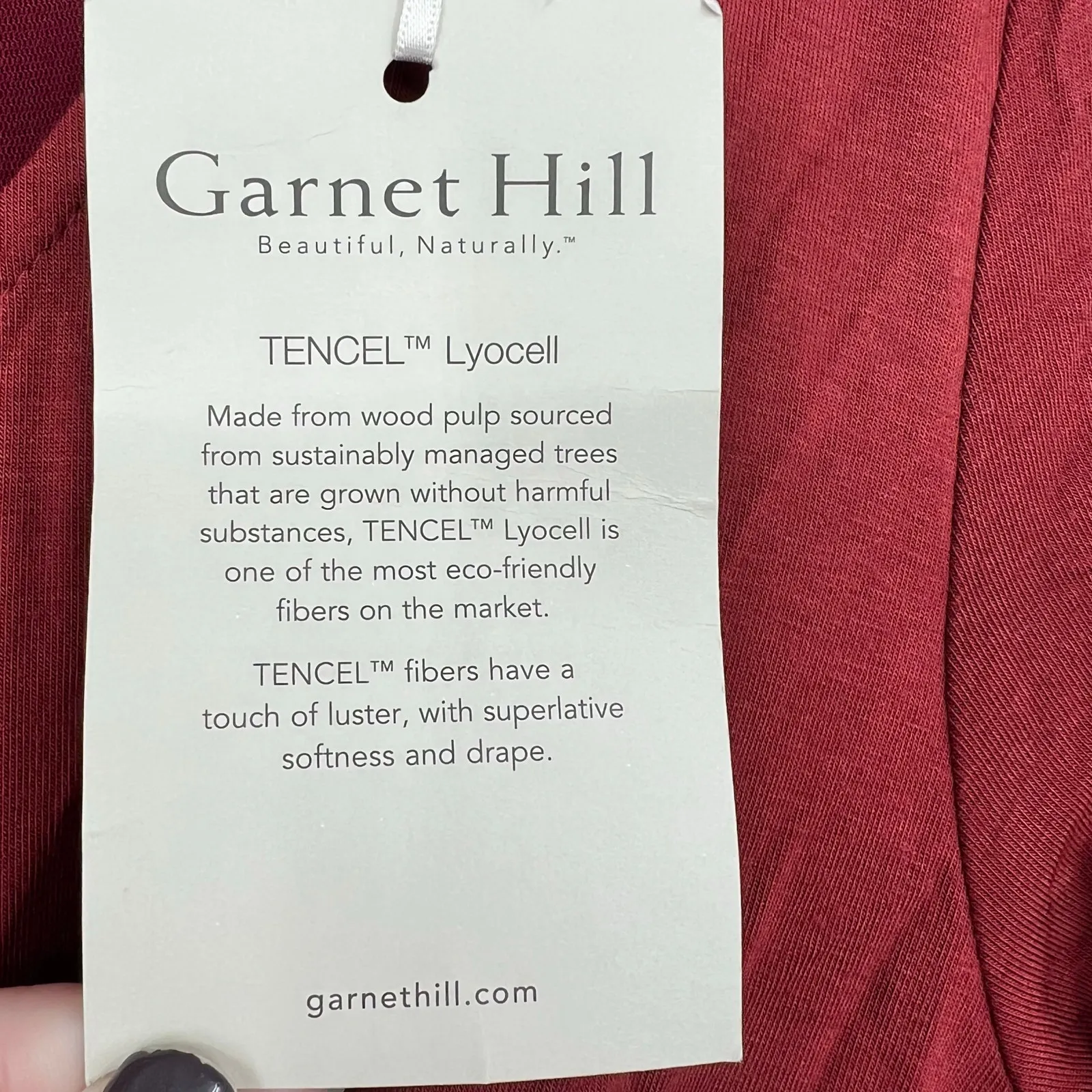 NEW Garnet Hill Ballet Wrap Knit Midi Dress classic fit ballet wrap size large - Image 7