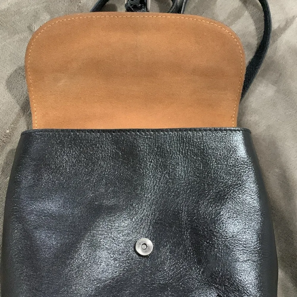 Patricia Nash - Vatoni Convertible Black Leather Backpack - Image 2