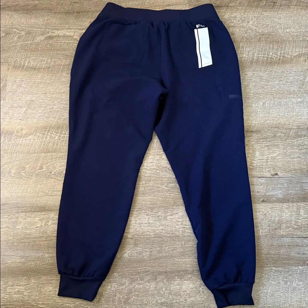 Figs Navy Joggers Size Large - Image 3