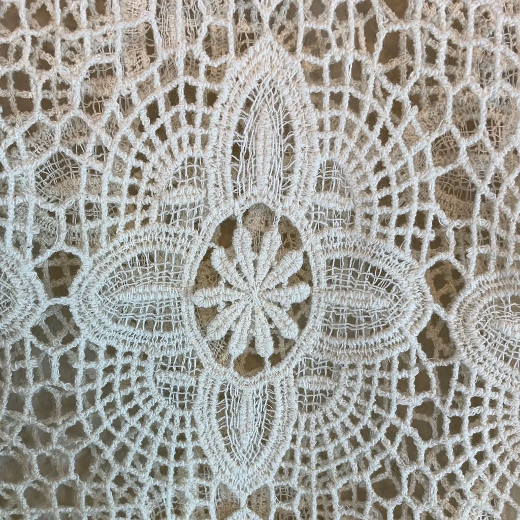 Altar'd State womens crochet blouse sz M boho cottage core hippie girly preppy - Image 10